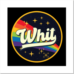 Whit // Rainbow In Space Vintage Style Posters and Art